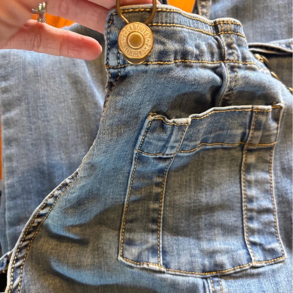 Blue Denim Overalls Girls 14 - Picture 5 of 8